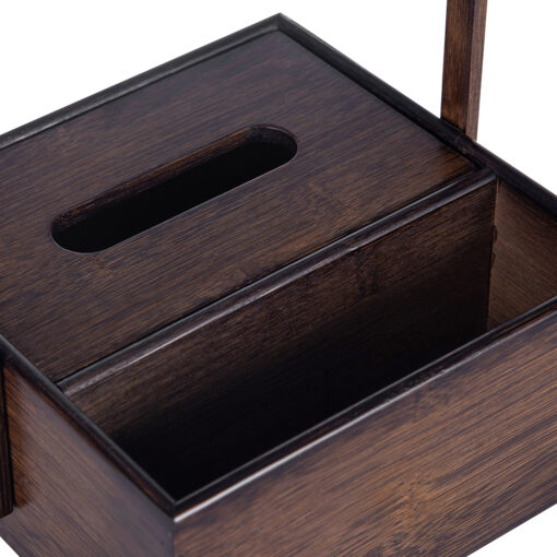 Bamboo Tissue Box with Handle (H34cm) - Image 7