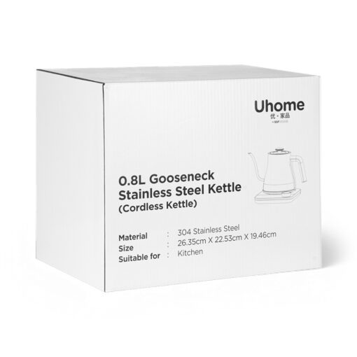 Uhome Gooseneck Stainless Steel Kettle (0.8L) - Image 21