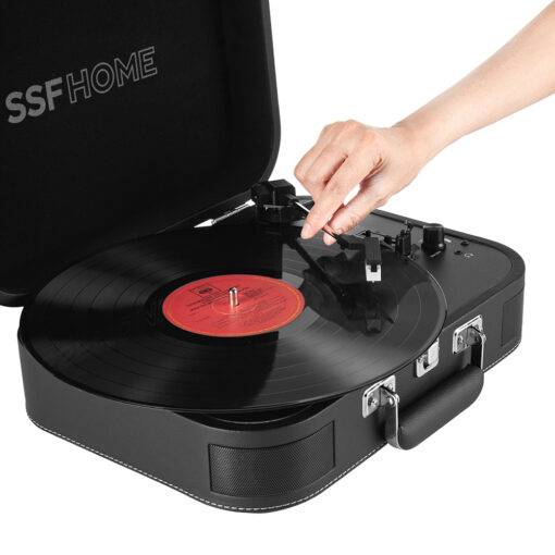 Portable Suitcase Turntable with Bluetooth & USB - Image 14