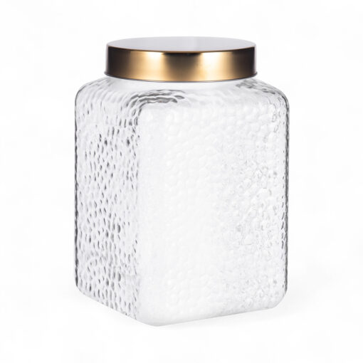 Glass Jar with Stainless Steel Lid