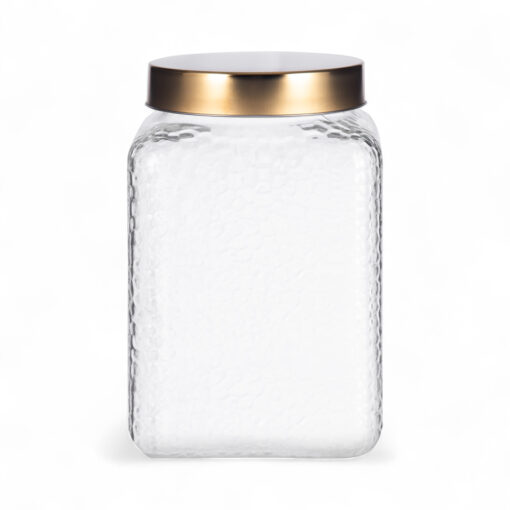 Glass Jar with Stainless Steel Lid - Image 2
