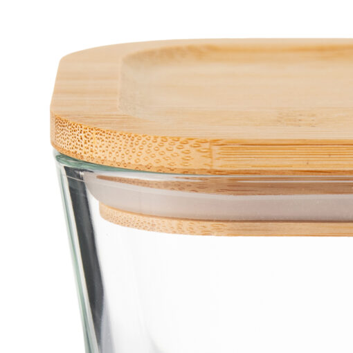 Borosilicate Glass Food Container with Bamboo Lid - Image 7