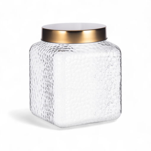 Glass Jar with Stainless Steel Lid - Image 4
