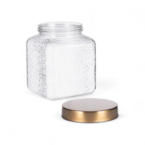 Glass Jar with Stainless Steel Lid - Image 6