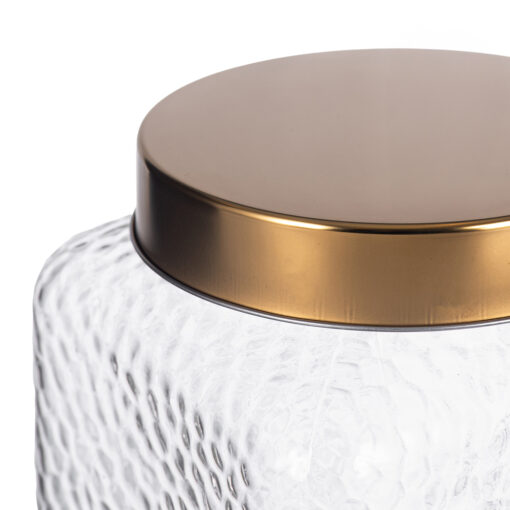 Glass Jar with Stainless Steel Lid - Image 7