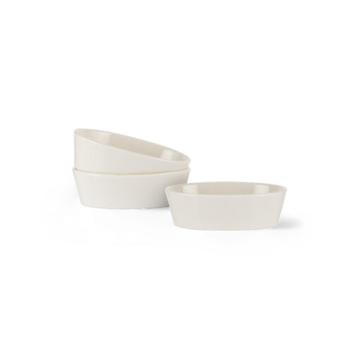 3 Pcs Oval Sauce Dish Set