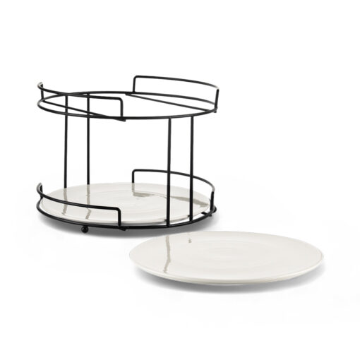 2 Tier Serving Platter with Stand (H20cm) - Image 4