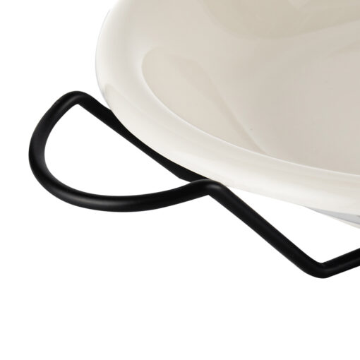 Oval Serving Platter with Stand (W37cm) - Image 6