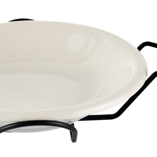 Oval Serving Platter with Stand (W37cm) - Image 7