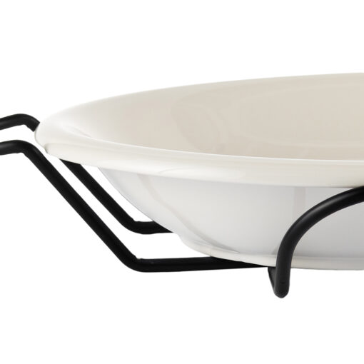 Oval Serving Platter with Stand (W37cm) - Image 8