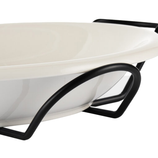 Oval Serving Platter with Stand (W37cm) - Image 9
