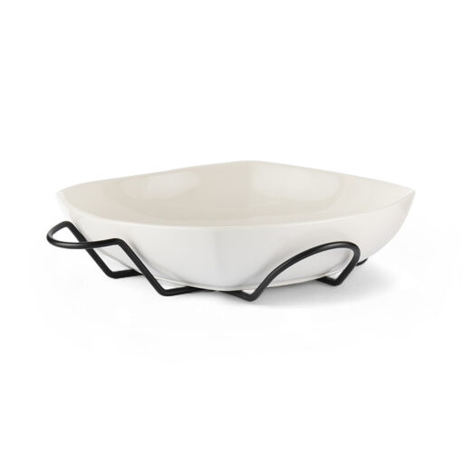 Serving Bowl with Stand (W38cm)