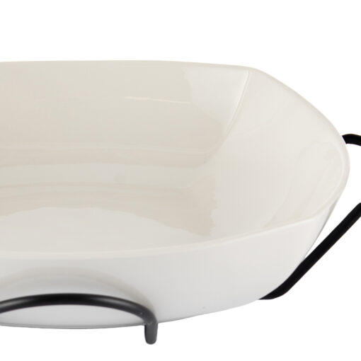 Serving Bowl with Stand (W38cm) - Image 8
