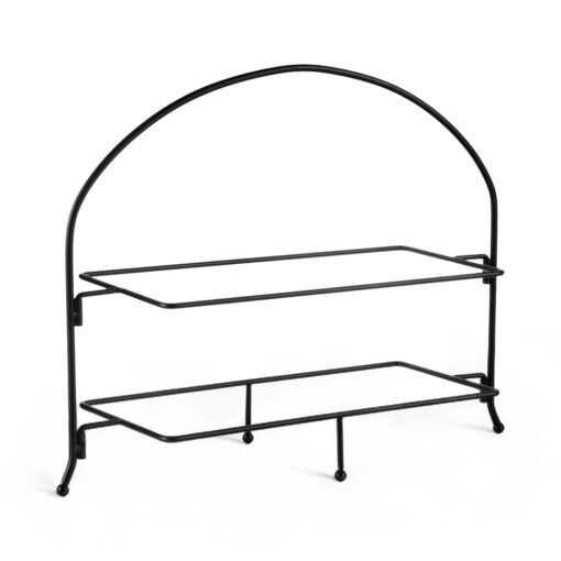 2 Tier Serving Platter with Stand (W41cm) - Image 4