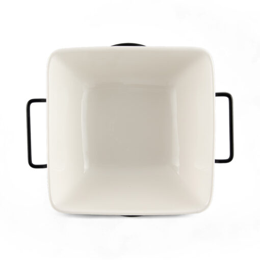 Rectangular Serving Bowl with Stand (W31cm) - Image 3