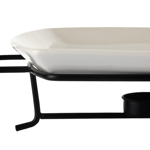 Rectangular Serving Platter with Stand (W46cm) - Image 8