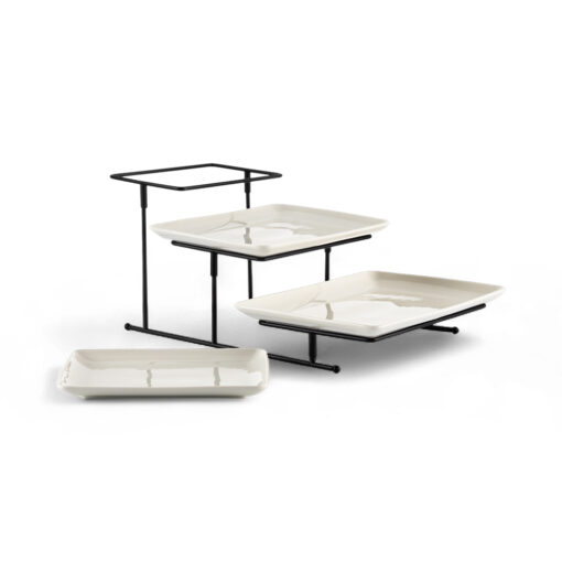 3 Tier Serving Platter with Stand (W47.3) - Image 4