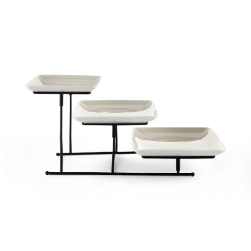 3 Tier Serving Platter with Stand (W47.3) - Image 3