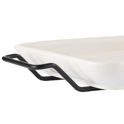 Rectangular Serving Platter with Stand (W45.5cm) - Image 8