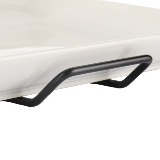 Rectangular Serving Platter with Stand (W45.5cm) - Image 9