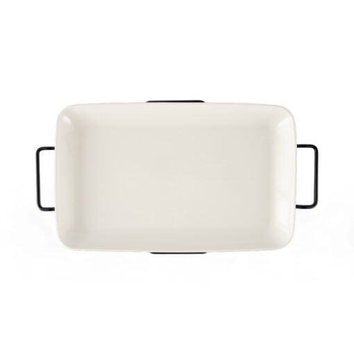 Rectangular Serving Platter with Stand (W45.5cm) - Image 3