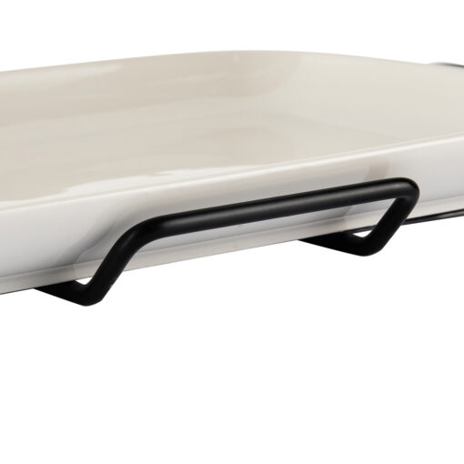 Rectangular Serving Platter with Stand (W40.5cm) - Image 8