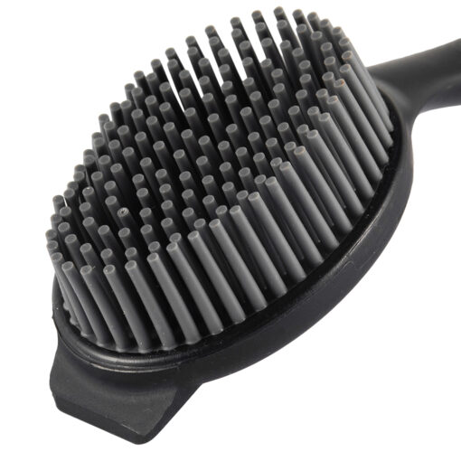 Dish Brush with TPR Bristle Bamboo Handle (H27cm) - Image 6