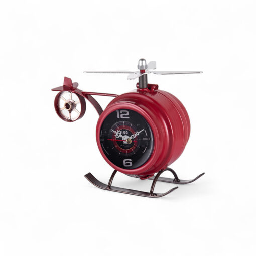 Helicopter Table Clock (H14.5cm)