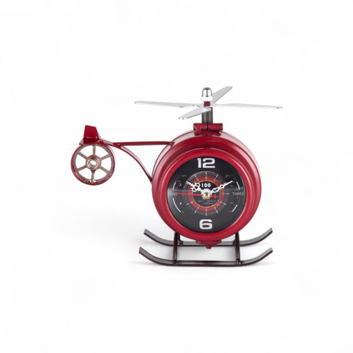 Helicopter Table Clock (H14.5cm) - Image 3