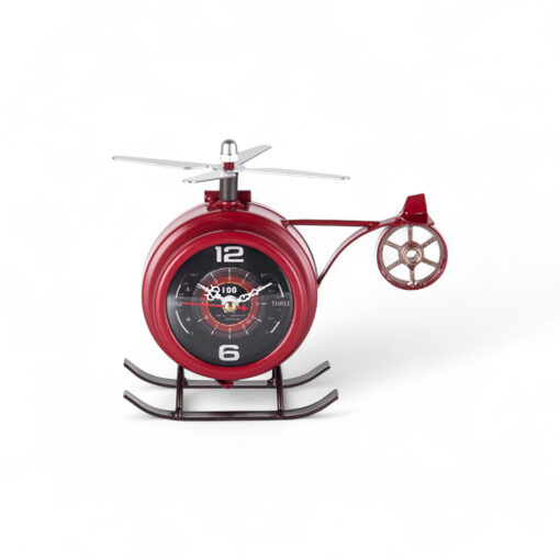 Helicopter Table Clock (H14.5cm) - Image 2