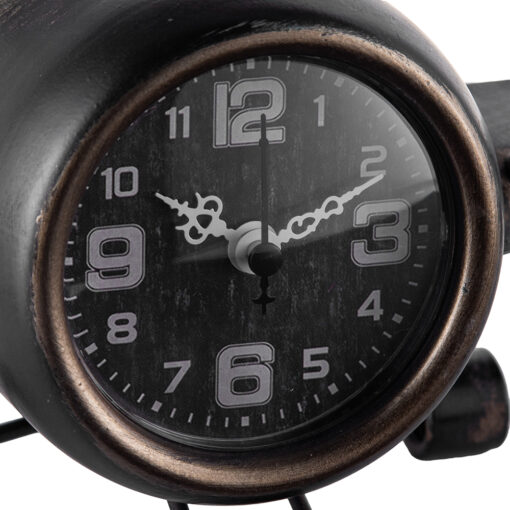 Aeroplane Table Clock (H17cm) - Image 8