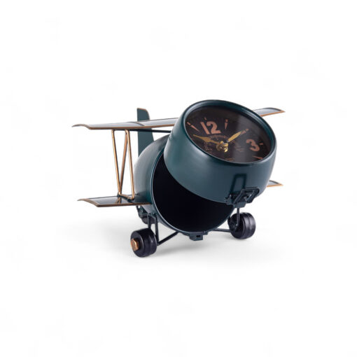 Aeroplane Table Clock (H15cm) - Image 3