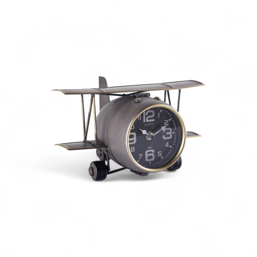 Aeroplane Table Clock (H15cm) - Image 6