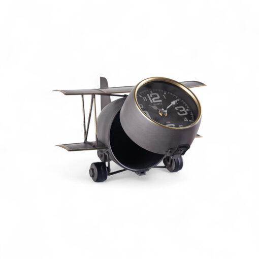 Aeroplane Table Clock (H15cm) - Image 8