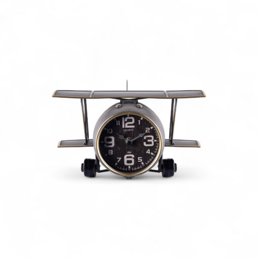 Aeroplane Table Clock (H15cm) - Image 7
