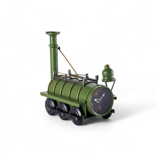 Train Table Clock with Coin Bank (H27cm)