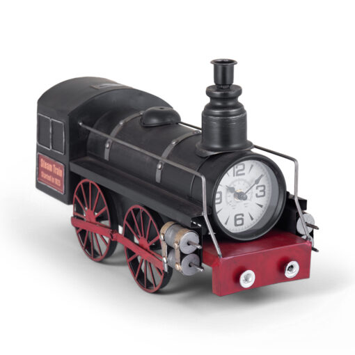 Train Table Clock with Coin Bank (H27.5cm)