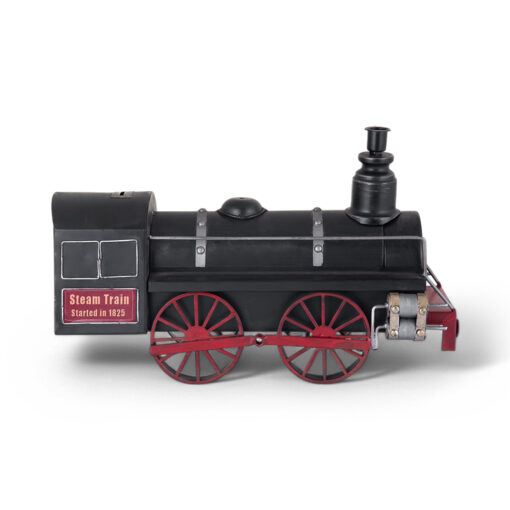 Train Table Clock with Coin Bank (H27.5cm) - Image 11