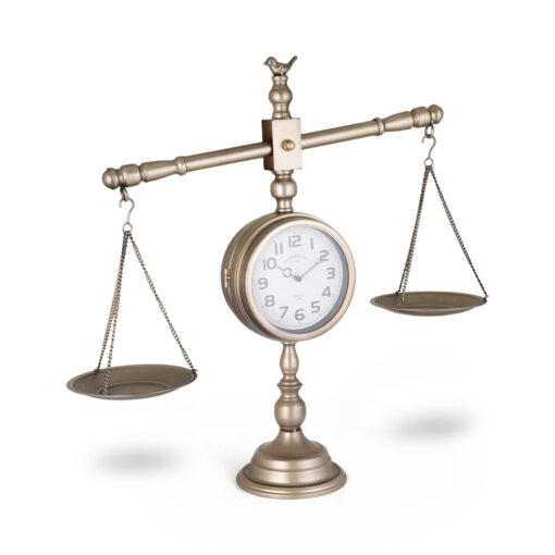 Balance Scale Table Clock (H71cm)