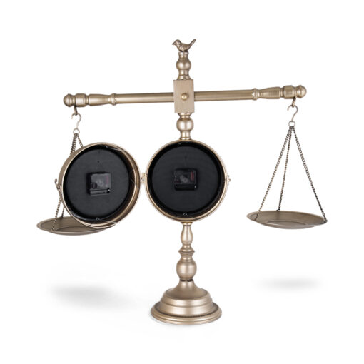 Balance Scale Table Clock (H71cm) - Image 3
