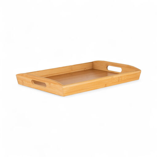 Bamboo Tray with Handle (W43.7cm)