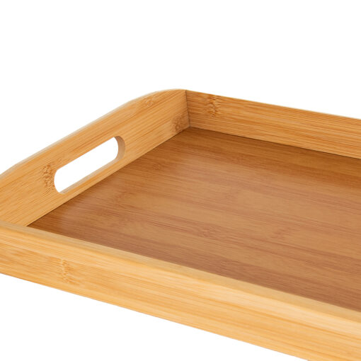 Bamboo Tray with Handle (W43.7cm) - Image 3