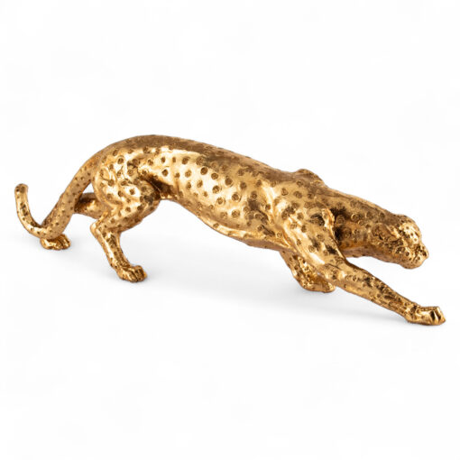 Polyresin Leopard Figurine (H17.5cm)
