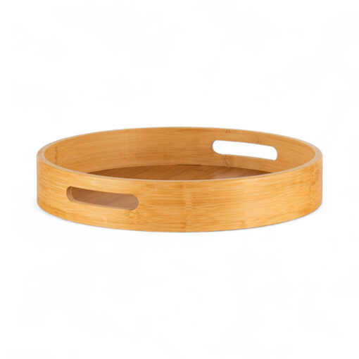 Round Bamboo Tray