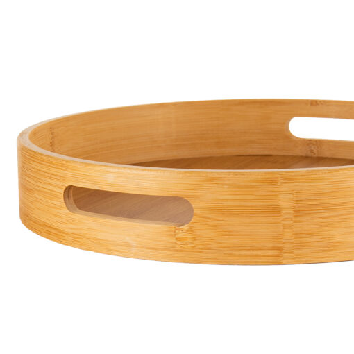 Round Bamboo Tray - Image 8