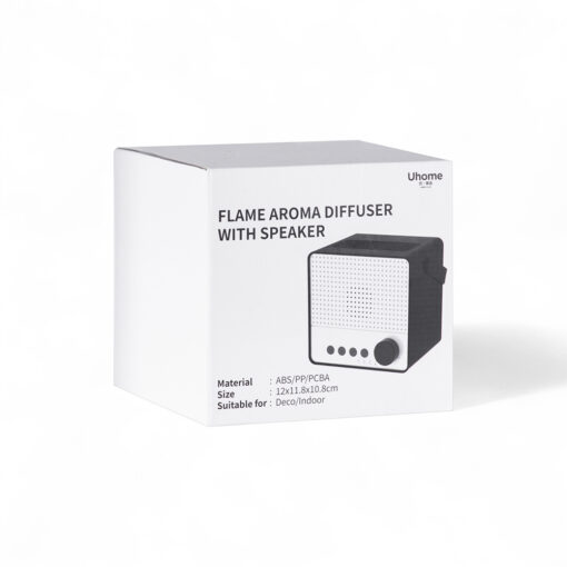 Uhome Flame Aroma Diffuser with Speaker (120ml) - Image 18