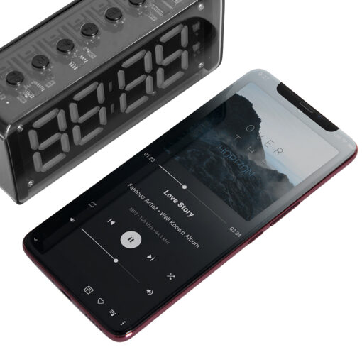 Uhome Hi-Res Bluetooth Speaker with Alarm Clock - Image 15