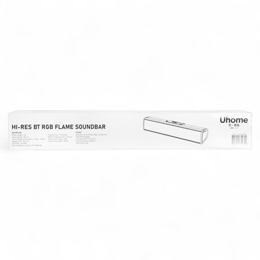 Uhome Hi-Res Bluetooth RGB Flame Soundbar - Image 33