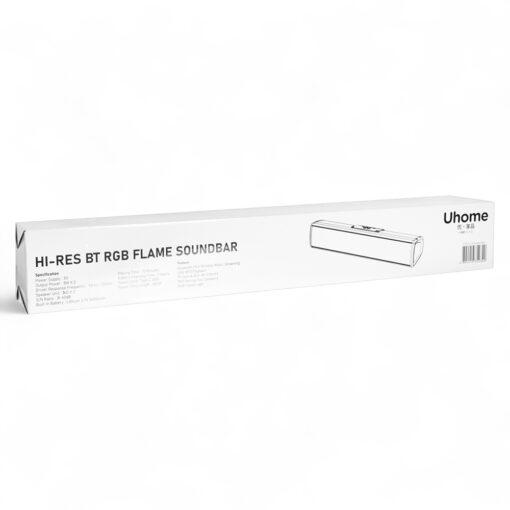 Uhome Hi-Res Bluetooth RGB Flame Soundbar - Image 34