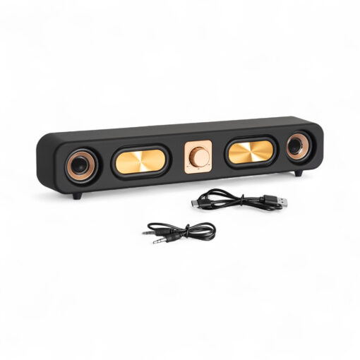 Uhome Hi-Res Retro Bluetooth Mini Soundbar - Image 22